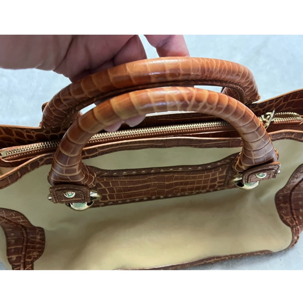 CELINE BOOGIE EMBOSSED CROC BAG- vintage - Picture 8 of 16